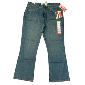 NWT Levi Strauss Low Rise Slim Fit Bootcut Stretch Jeans Misses 16 Short